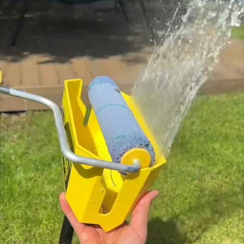 Gemofish Paint Roller Cleaner & Fluffer – Pressurized Water Flow Quick Cleaning Tool