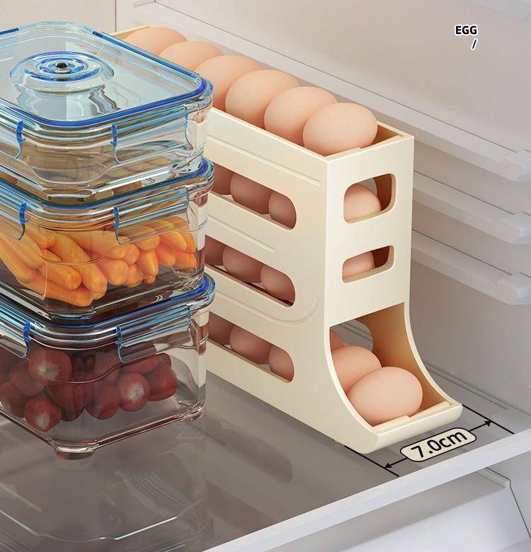 Fridge Egg Organizer for Eggs and Dairy