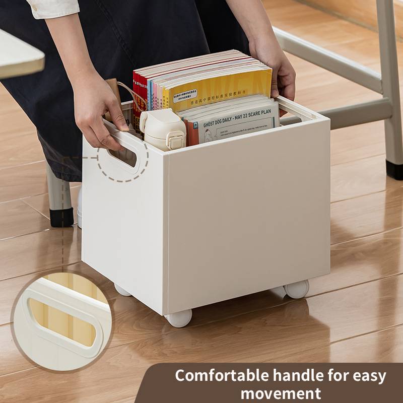 Rolling Book Storage Solution for Student Dorm Rooms