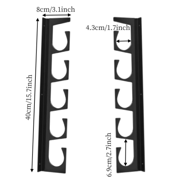 Iron Fishing Rod Storage Stand for Garage