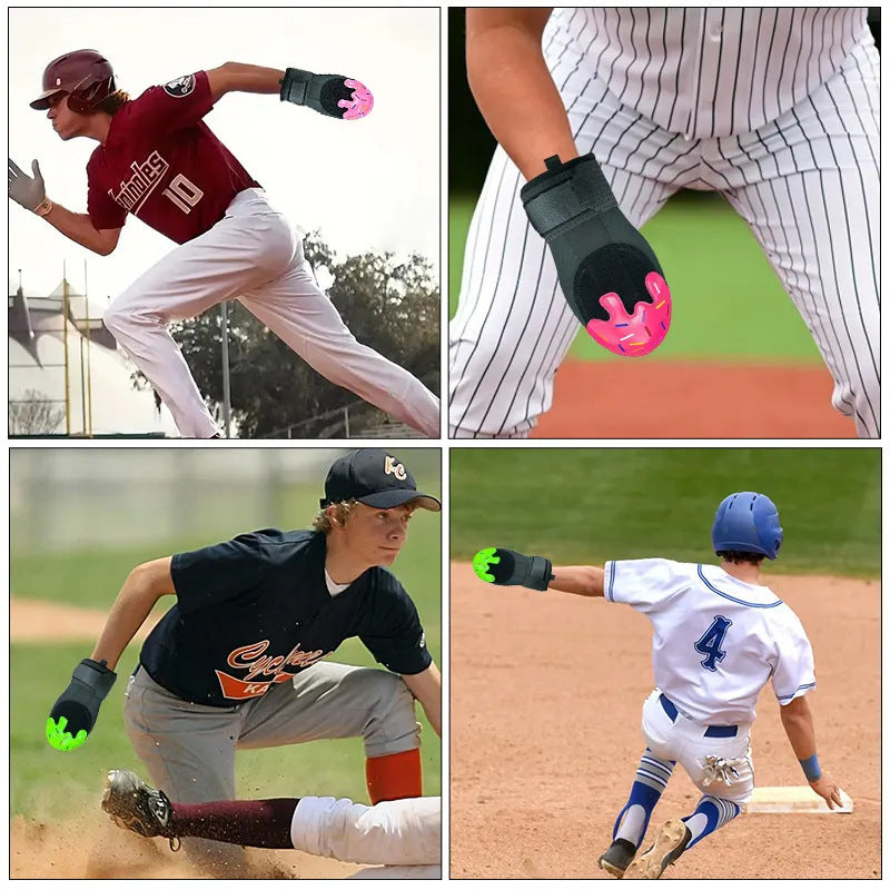 Colorful Wave Baseball Glove for Base Running and Training