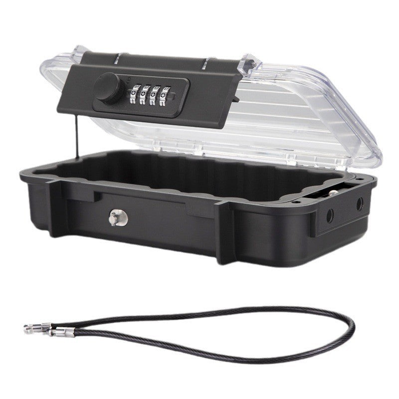 Beach Password Lock Box with Easy-to-Set Combination Lock