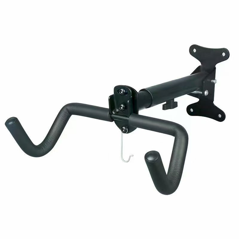 Foldable Bicycle Wall Hanger – Iron Bike Storage Rack for Home and Garage