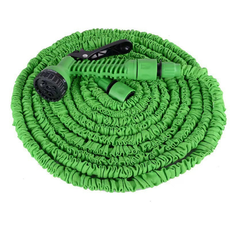 Garden Hose Organizer Installed in Backyard Garden