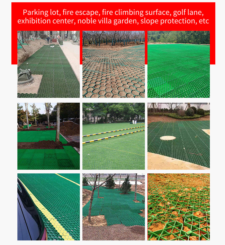 Heavy Duty HDPE Grass Paver for Parking Lot and Outdoor Use