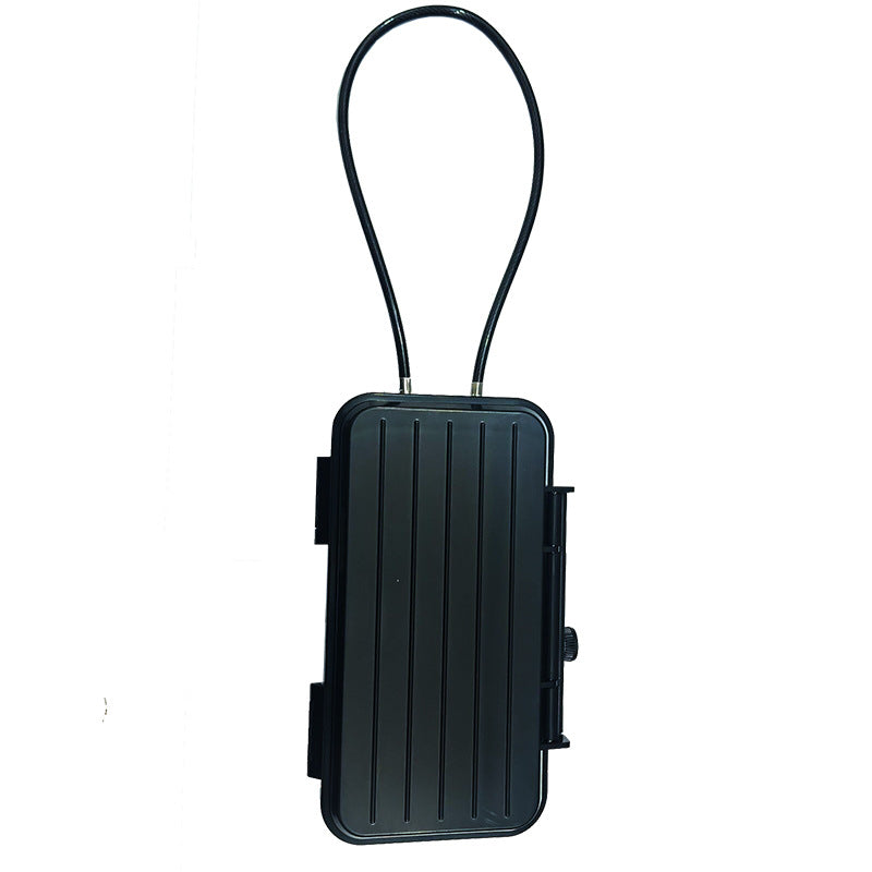 Portable Beach Password Lock Box for Secure Key and Valuables Storage