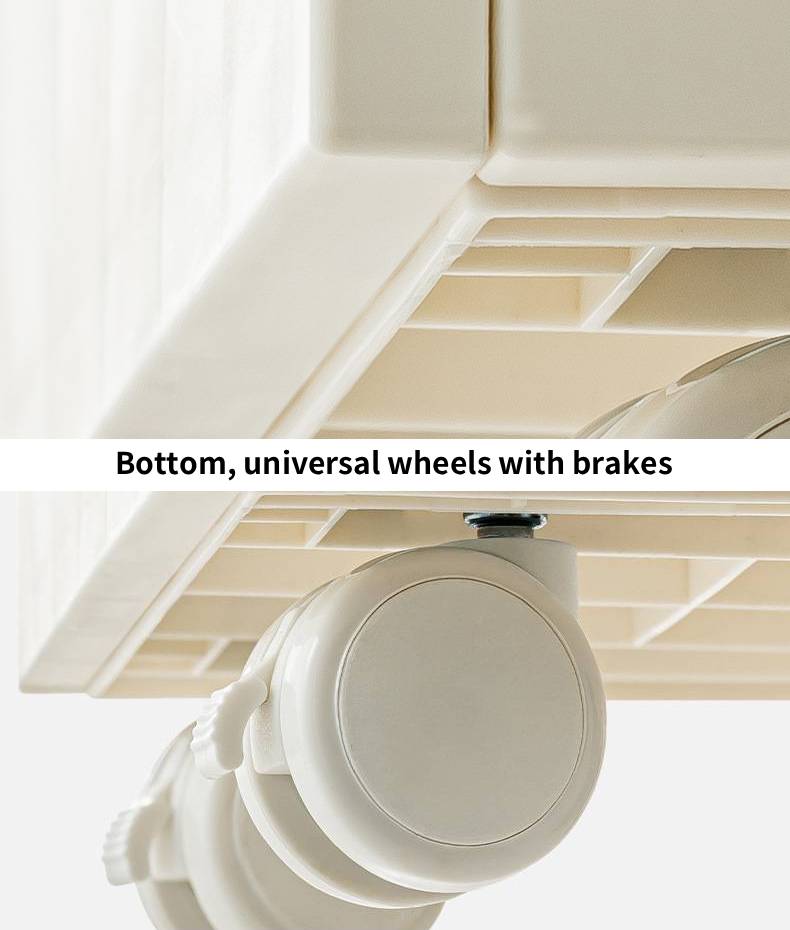 Under Desk Book Storage with Wheels for Efficient Student Organization